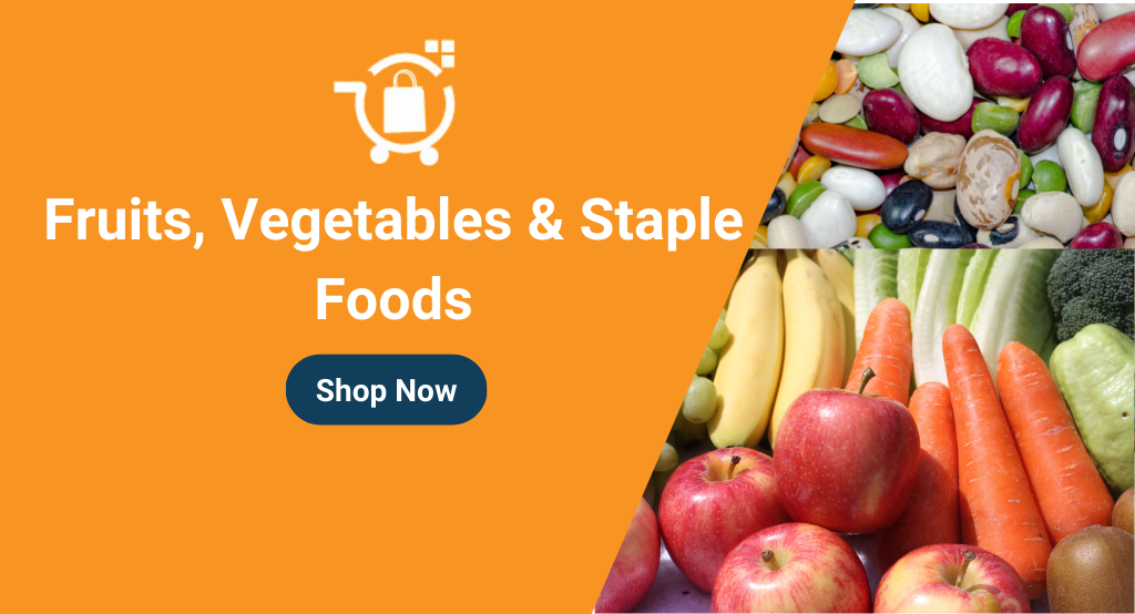 Fruits, Vegetables & Staple Foods fruits banner